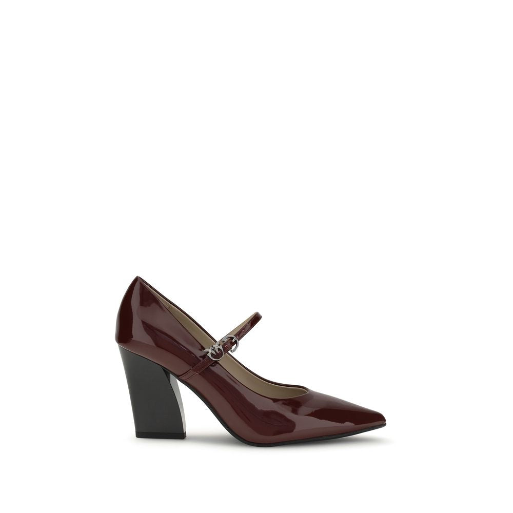 Bordeaux Calf Leather Bos Taurus High Heel Pumps - ventzia