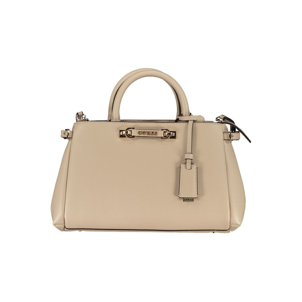 Beige Polyethylene Handbag