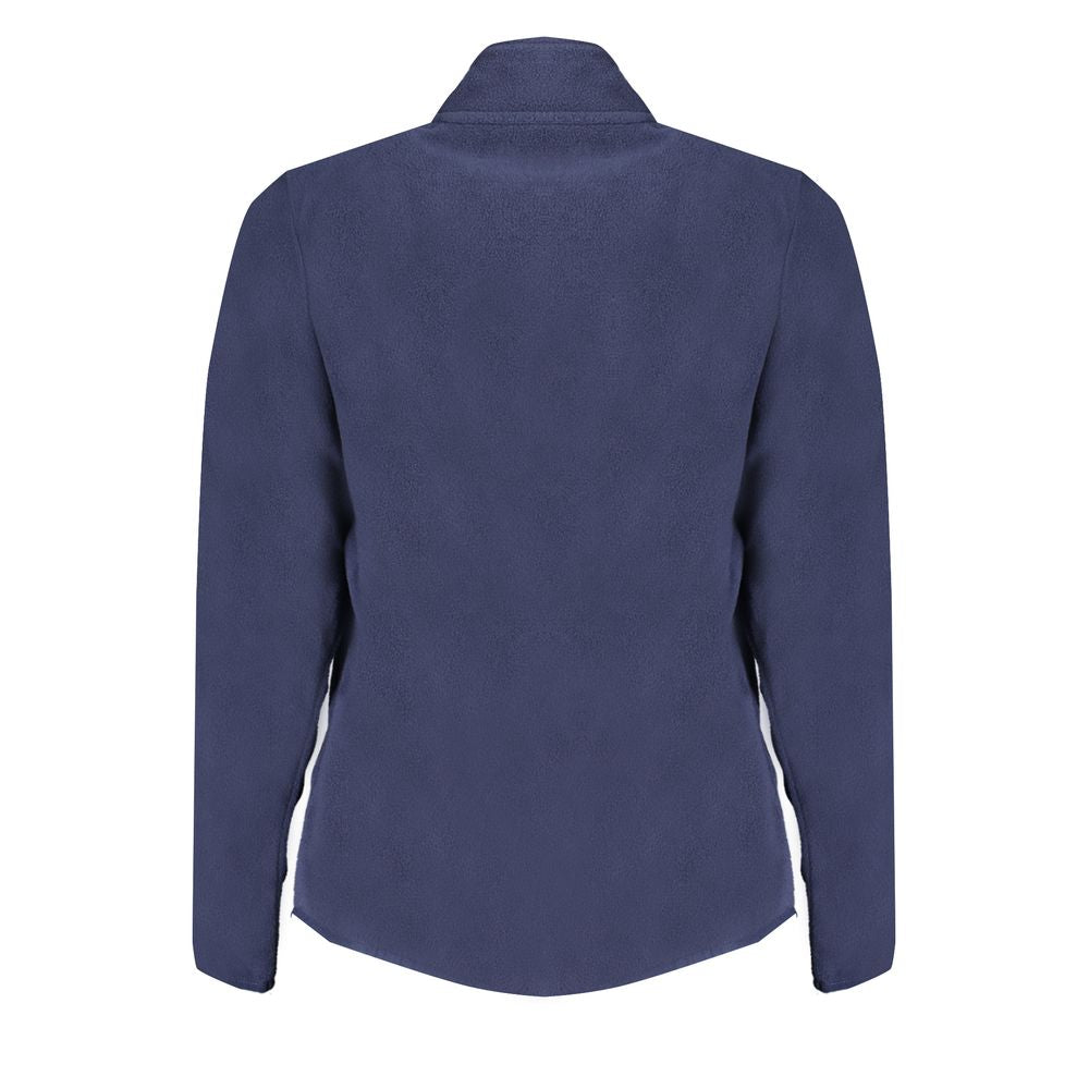 Blue Polyester Sweater - ventzia