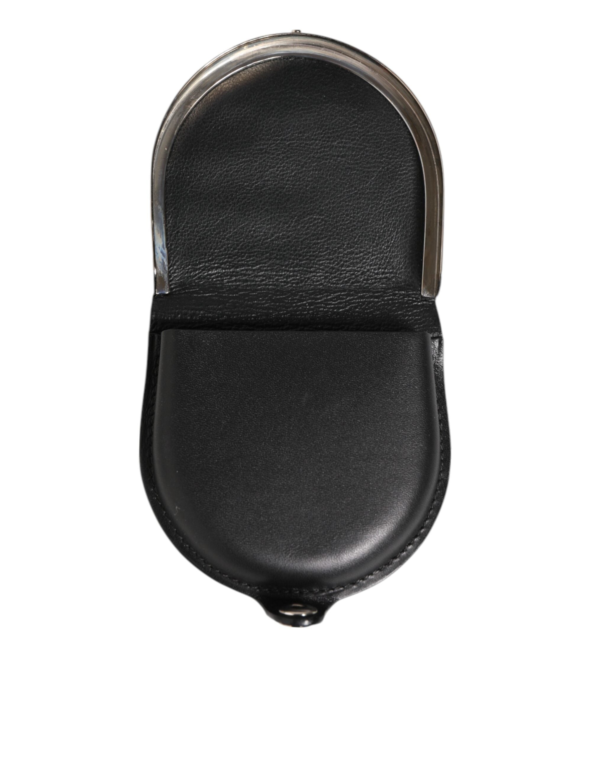 Black Polished Crocodile Leather Mens Coin Purse Wallet - ventzia