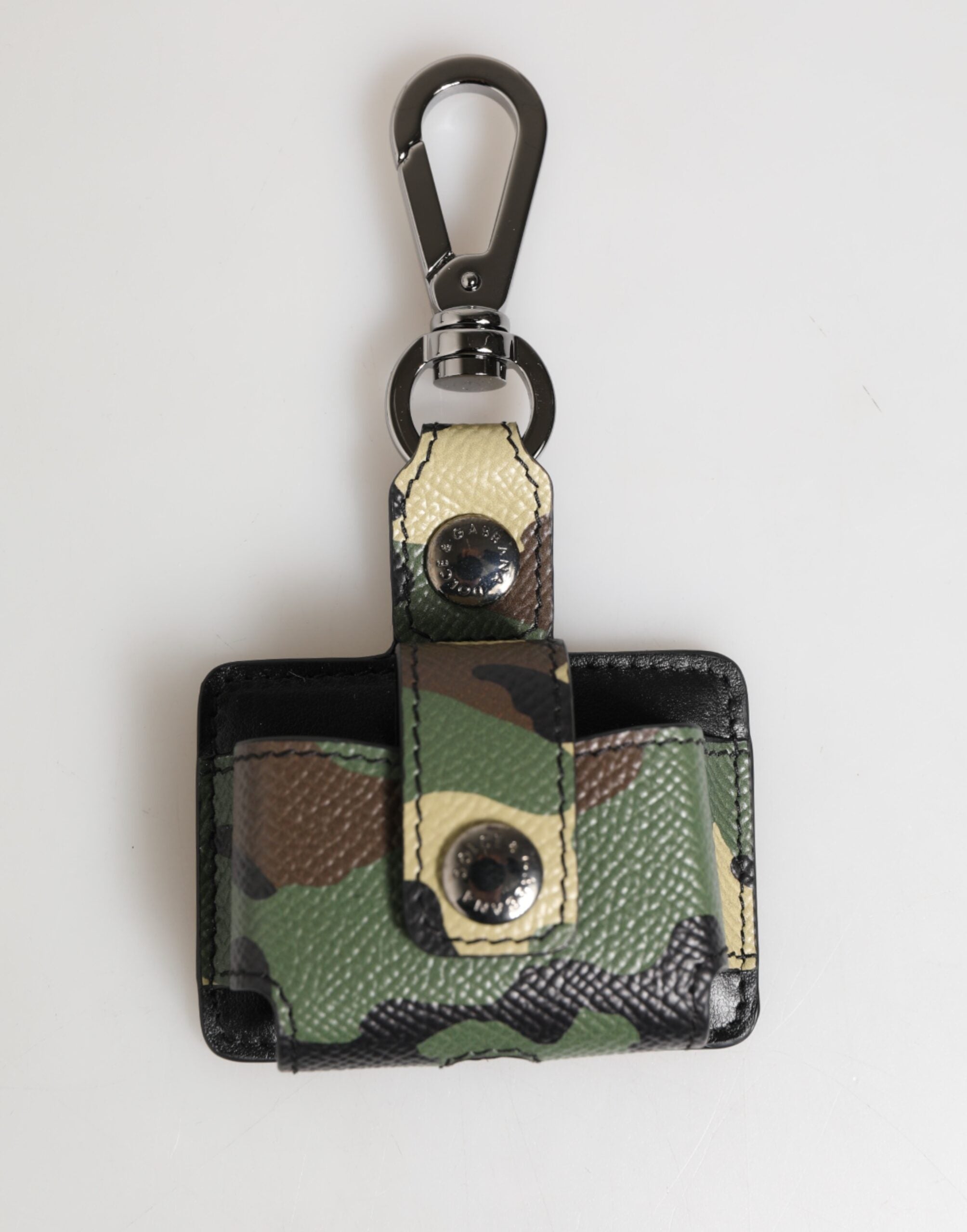 Multicolor Camouflage Leather Metal Accessory  Airpods Case - ventzia