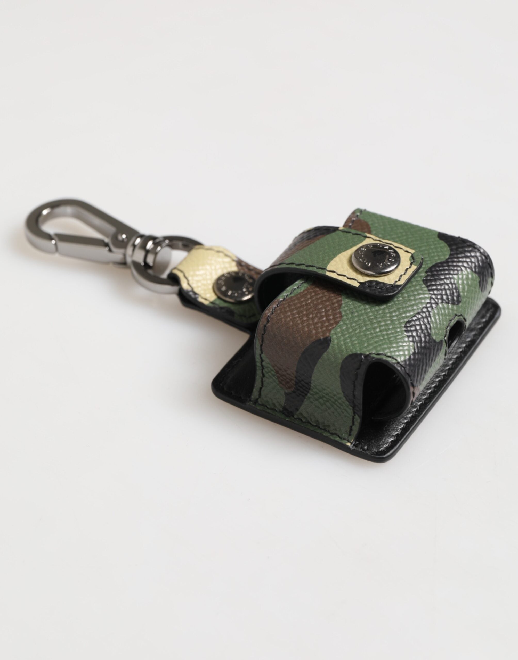 Multicolor Camouflage Leather Metal Accessory  Airpods Case - ventzia