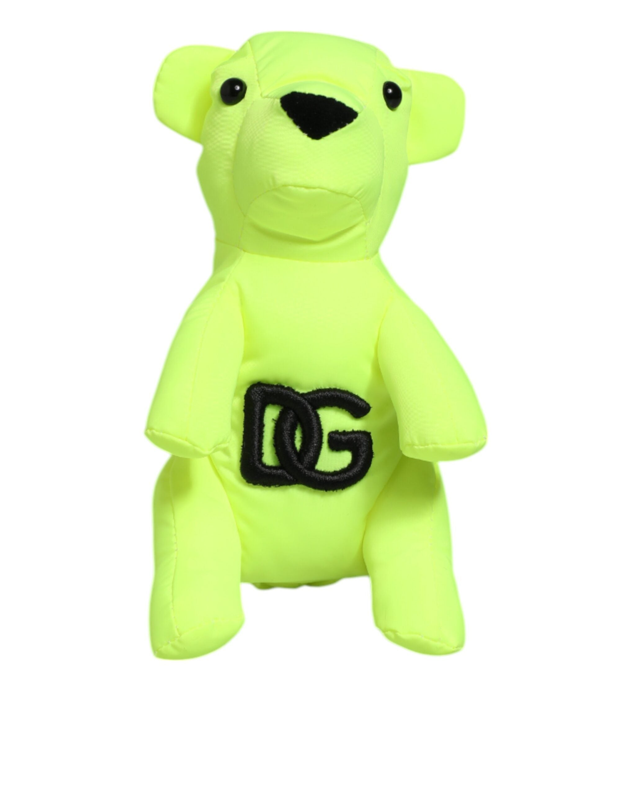 Neon Green Bear Embroidered Logo Men Keychain Clasp  Keyring - ventzia