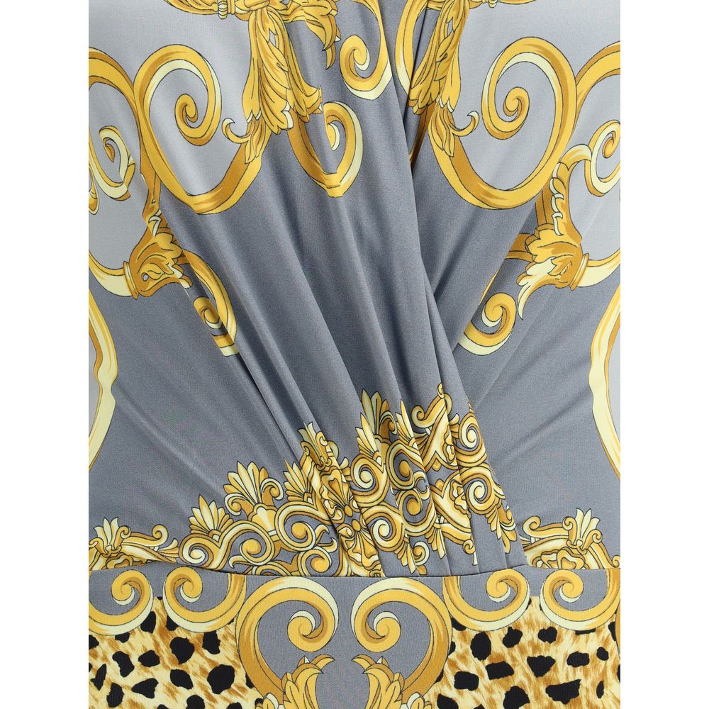 Leopard draped Bodysuit - ventzia