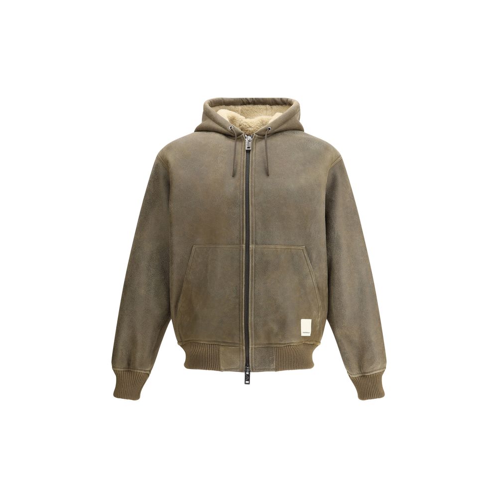 Leather bomber Jacket