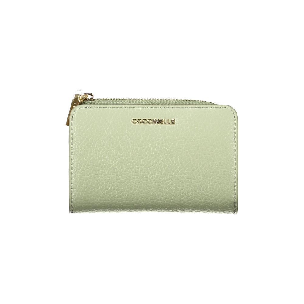 Green Leather Women Wallet - ventzia