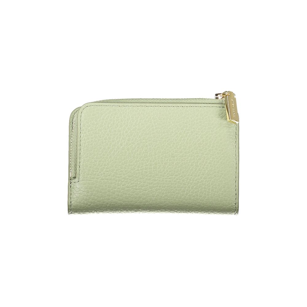 Green Leather Women Wallet - ventzia