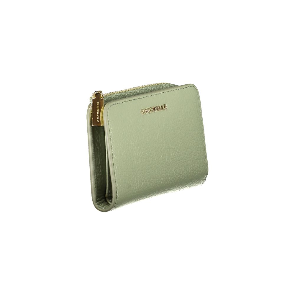 Green Leather Women Wallet - ventzia