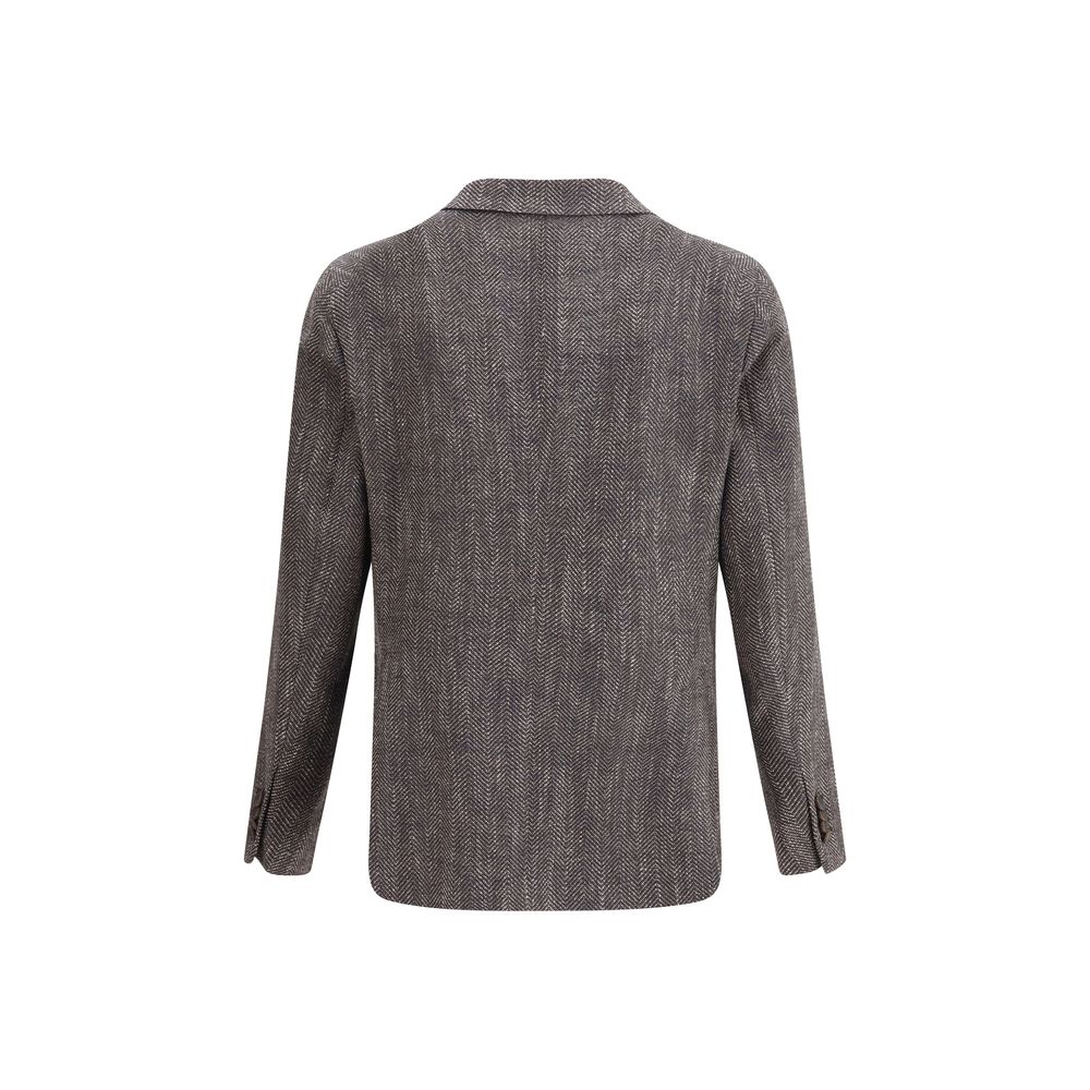 Herringbone patterned Blazer - ventzia