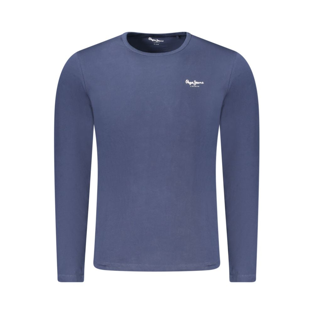 Blue Cotton T-Shirt - ventzia