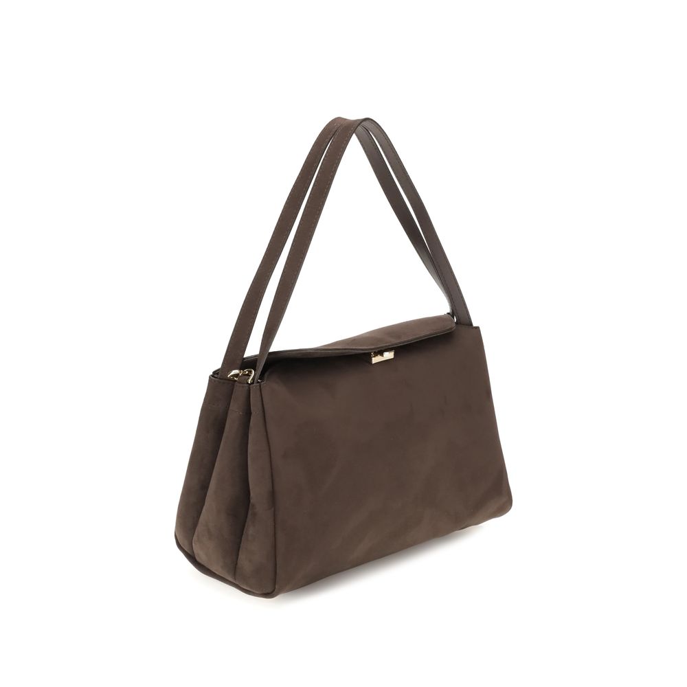 Brown Other Fibres Shoulder Bag - ventzia