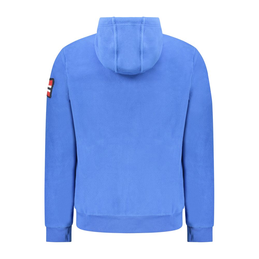 Blue Polyester Men Sweater - ventzia