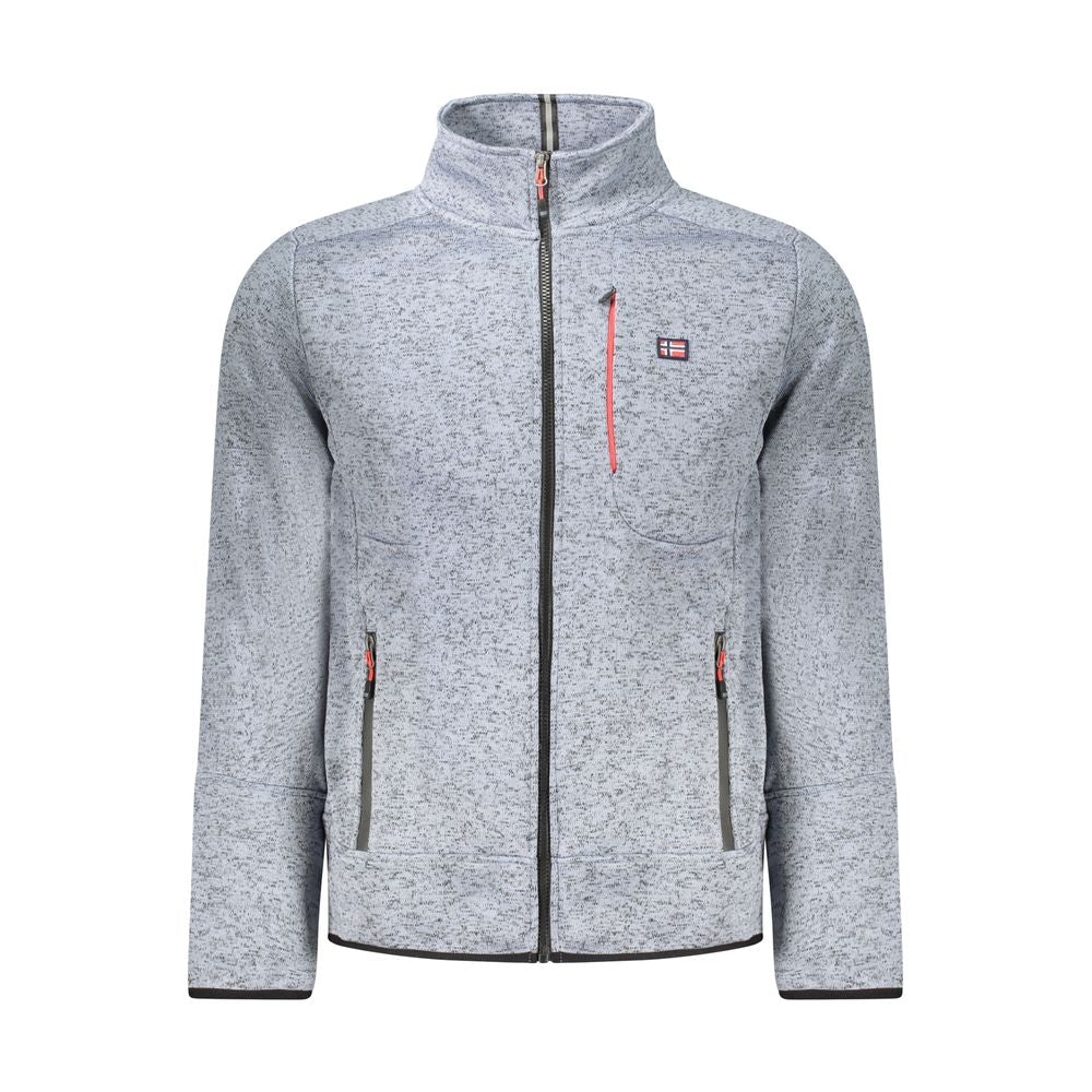 Blue Polyester Men Sweater - ventzia