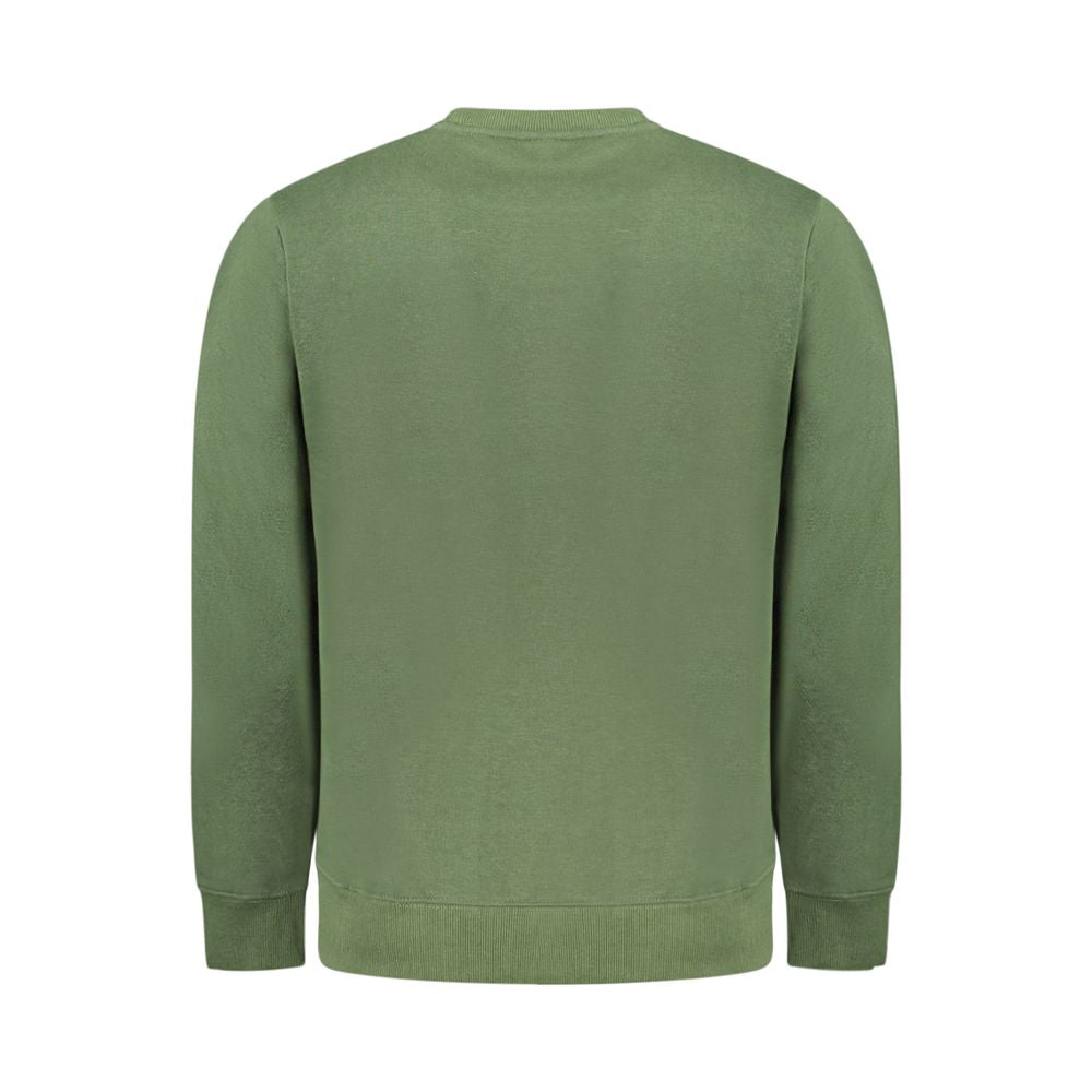 Green Cotton Men Sweater - ventzia