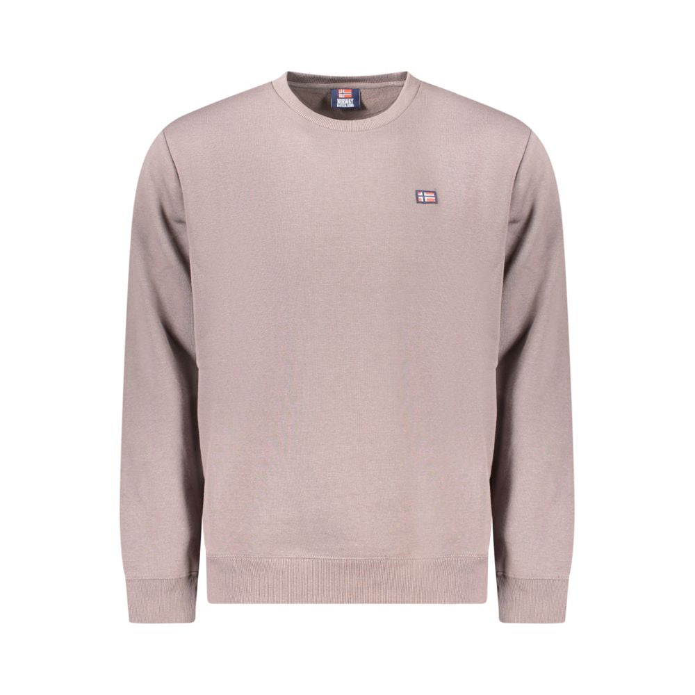 Brown Cotton Men Sweater - ventzia