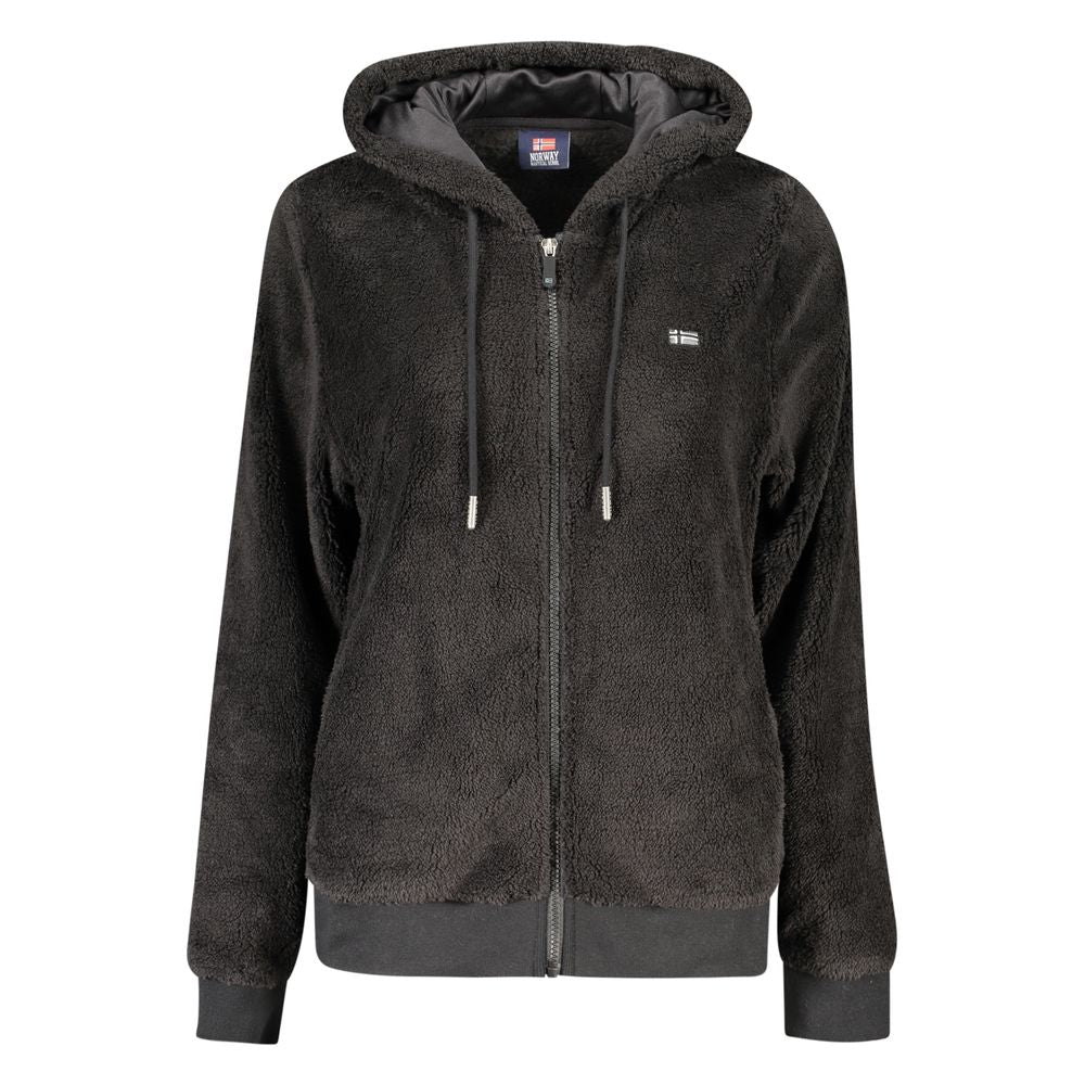 Black Polyester Women's Jacket - ventzia