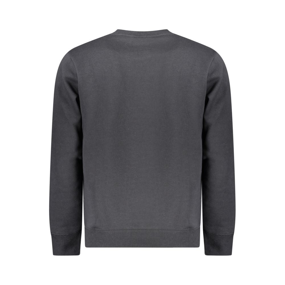 Black Cotton Men Sweater - ventzia
