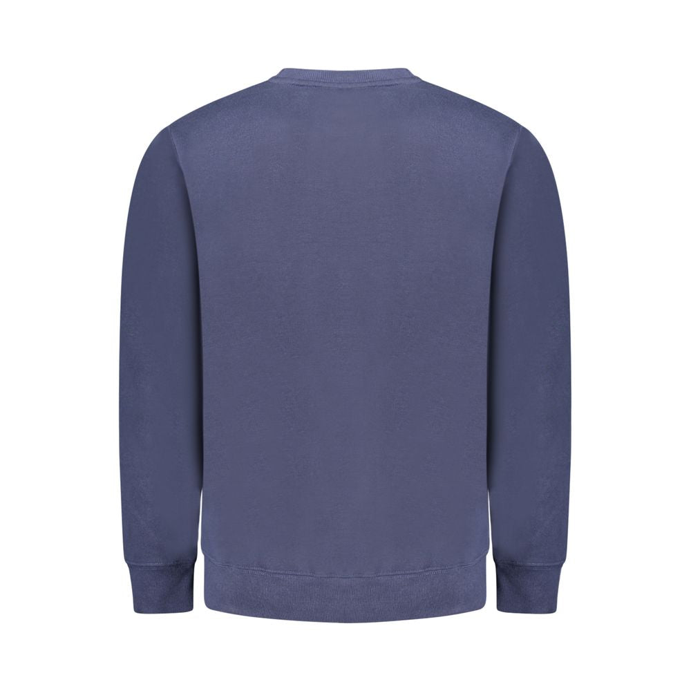 Blue Cotton Men Sweater - ventzia