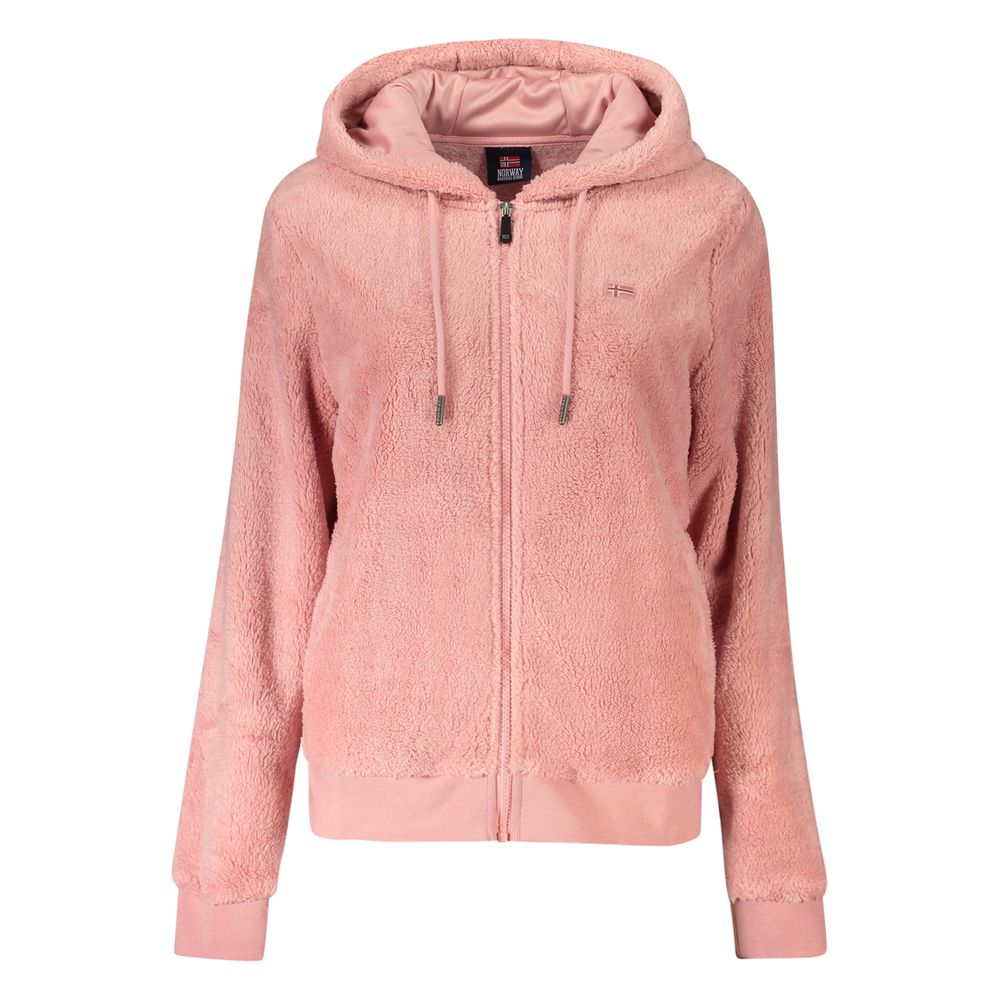 Pink Polyester Women Jacket - ventzia