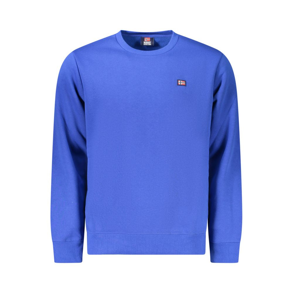 Blue Cotton Mens Sweater - ventzia