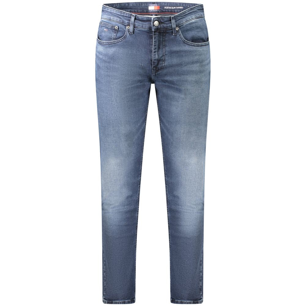 Blu Cotton Men Jeans - ventzia