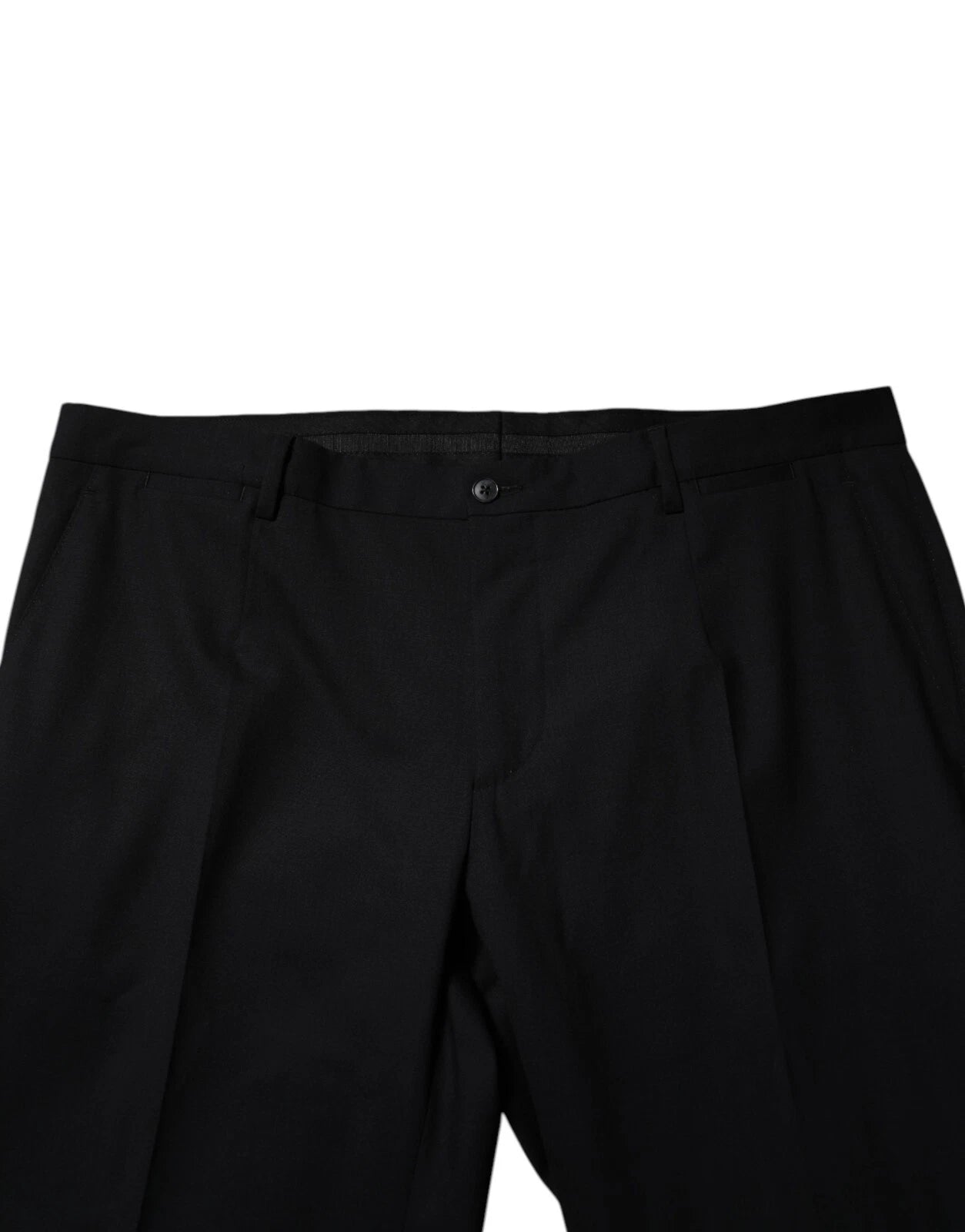 Black Wool Formal Dress Men Trousers Pants - ventzia