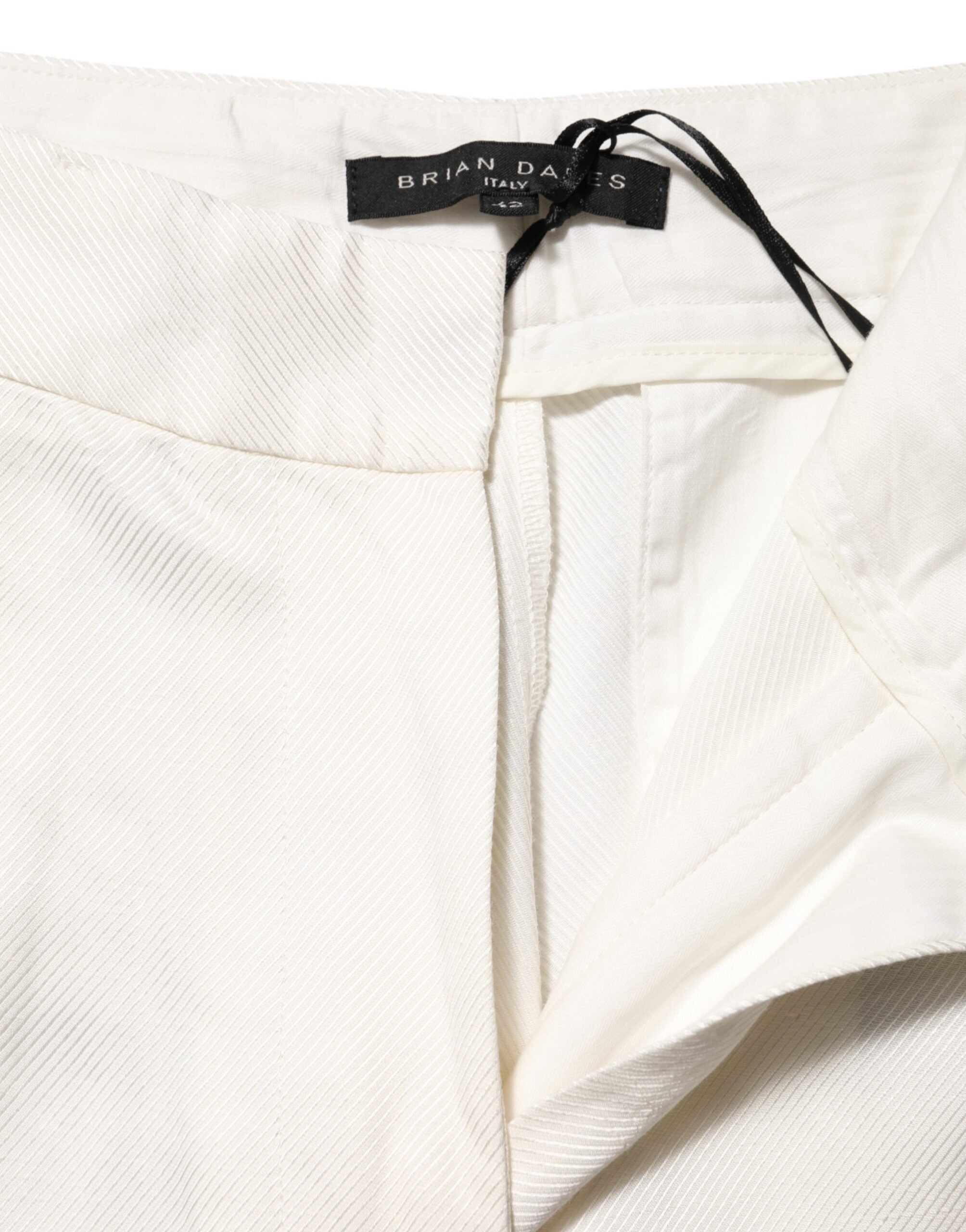 White Viscose Linen Wide Leg Palazzo Womens Pants - ventzia