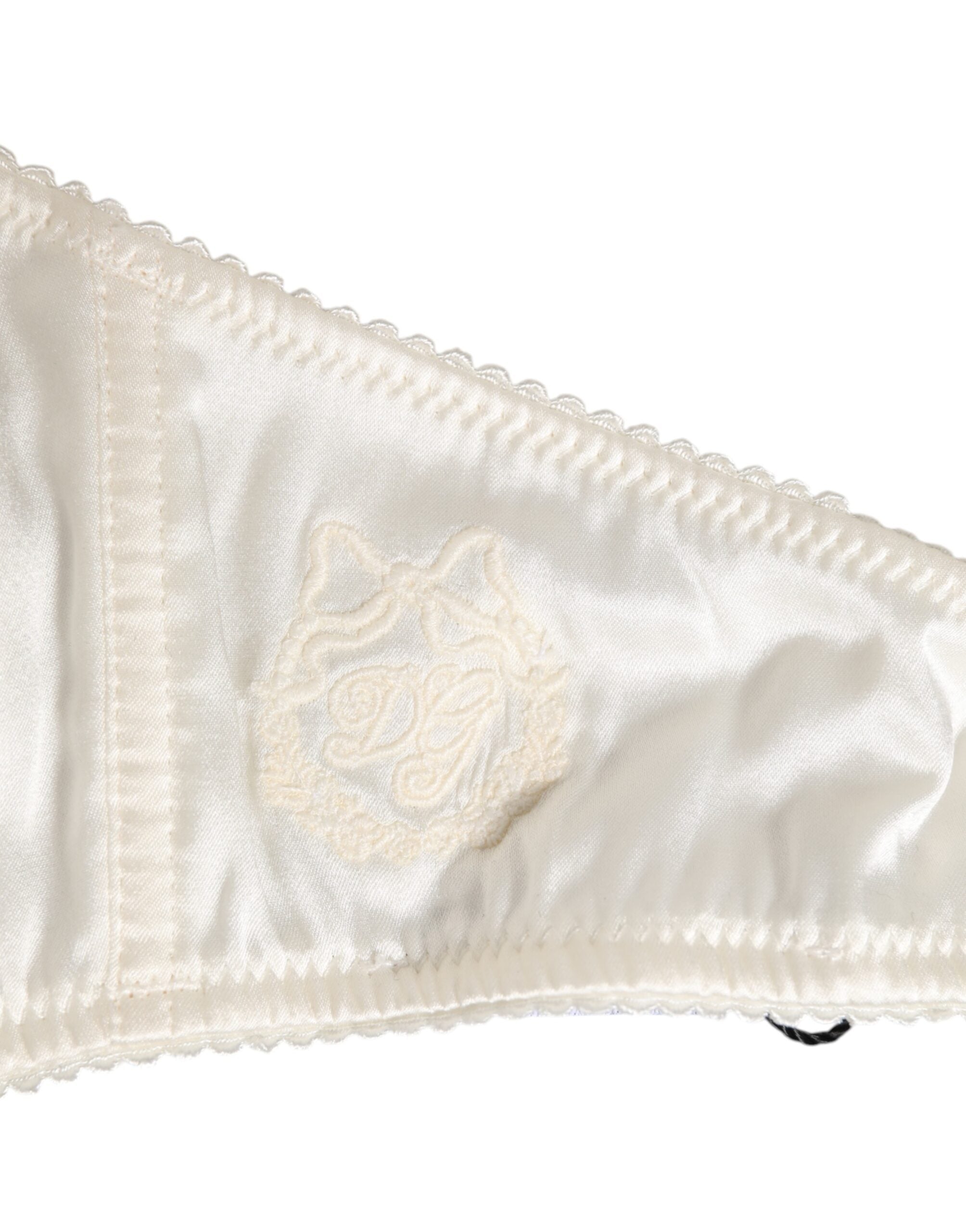White Silk Satin Balconnet Lingerie Bra Underwear - ventzia