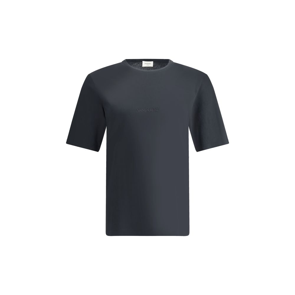 Black Cotton T-Shirt - ventzia