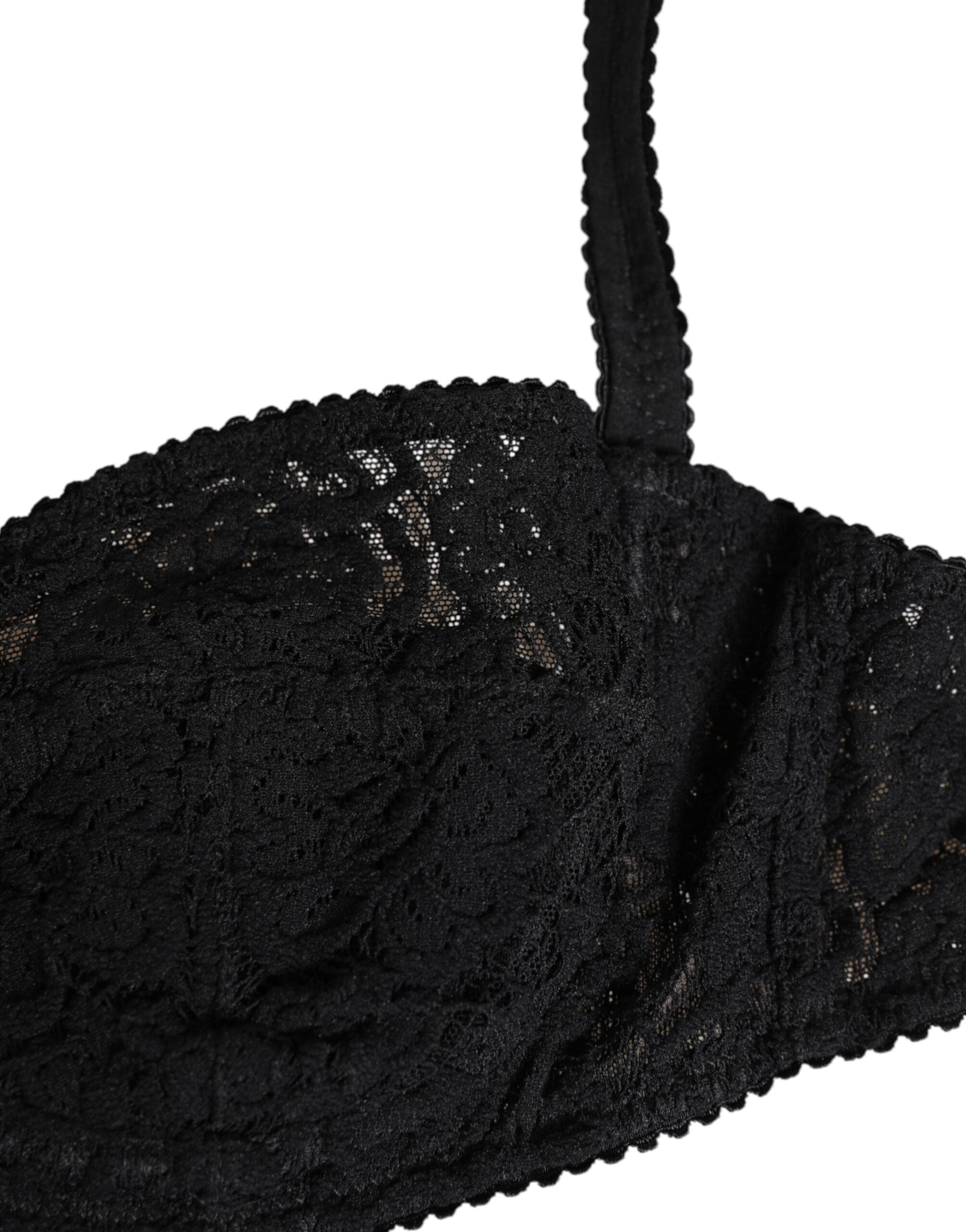 Black Lace Underwire Bra Lingerie Underwear - ventzia