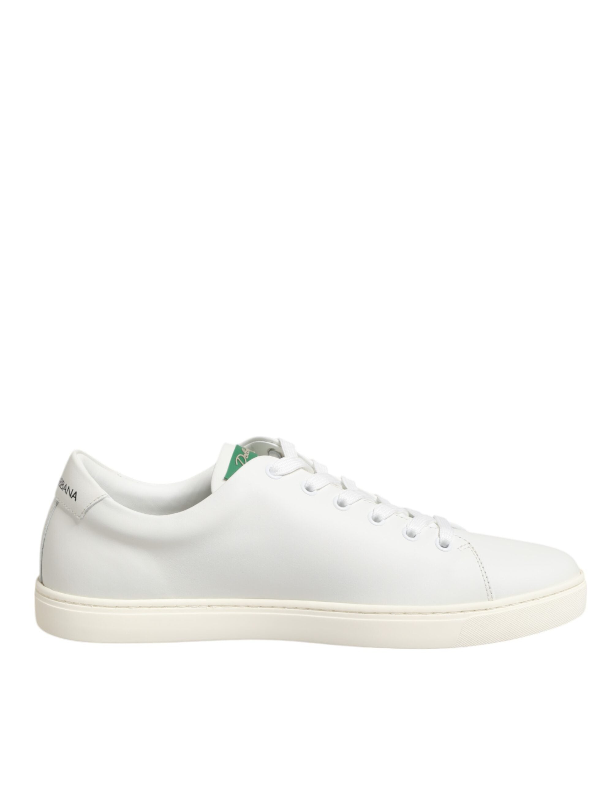 White Leather Rose Embroidery Low-Top  Shoes - ventzia
