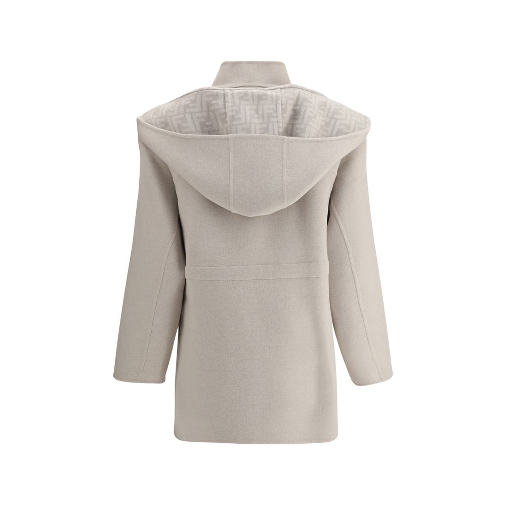Cream Wool Coat - ventzia