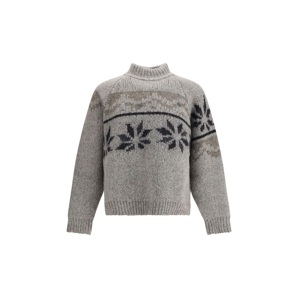 Gray Alpaca Vicugna Pacos Sweatshirt - ventzia