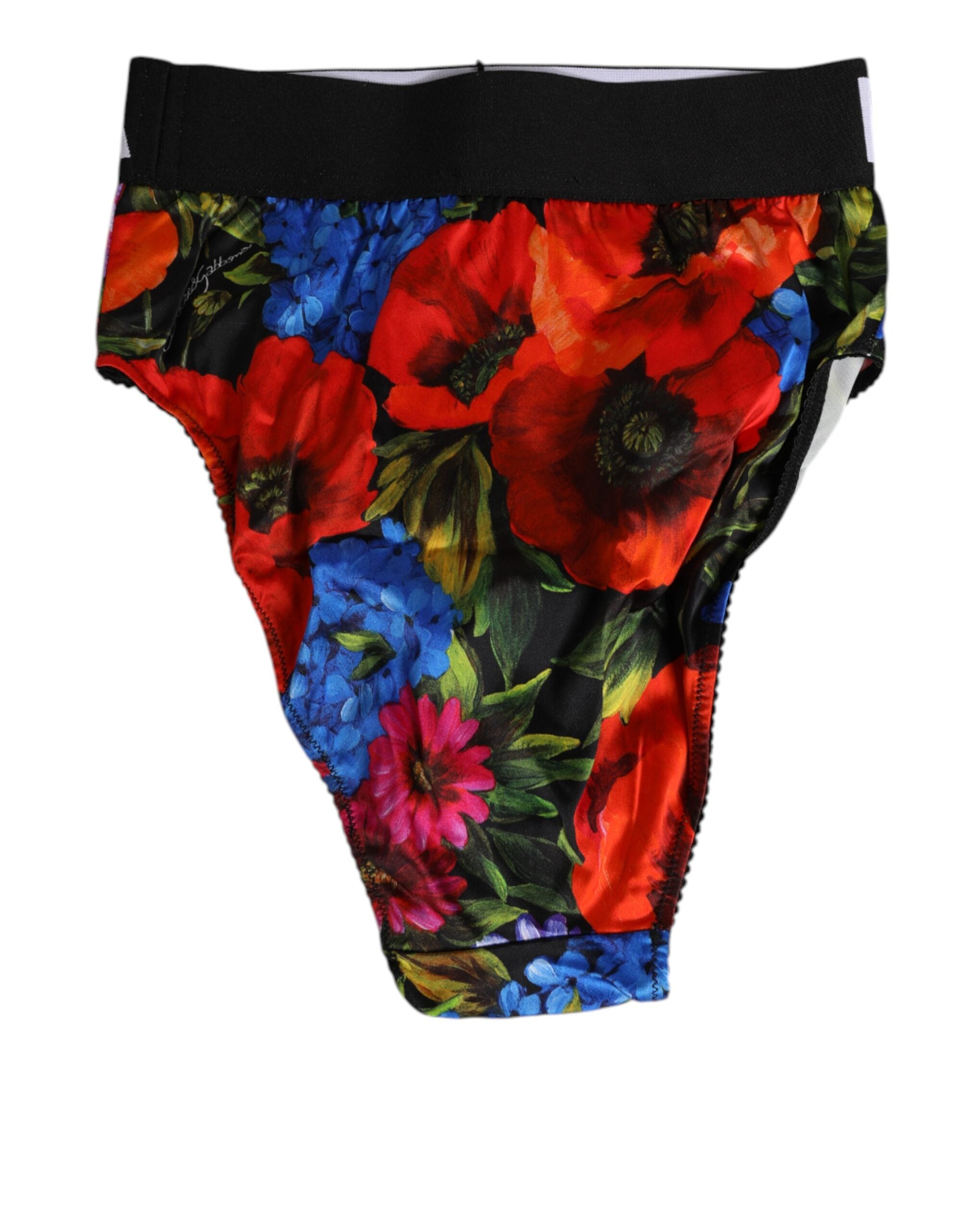 Multicolor Floral Print High Waist Panty Underwear - ventzia
