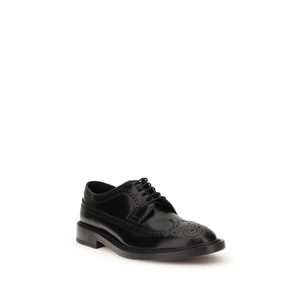Leather derby Lace-Ups - ventzia