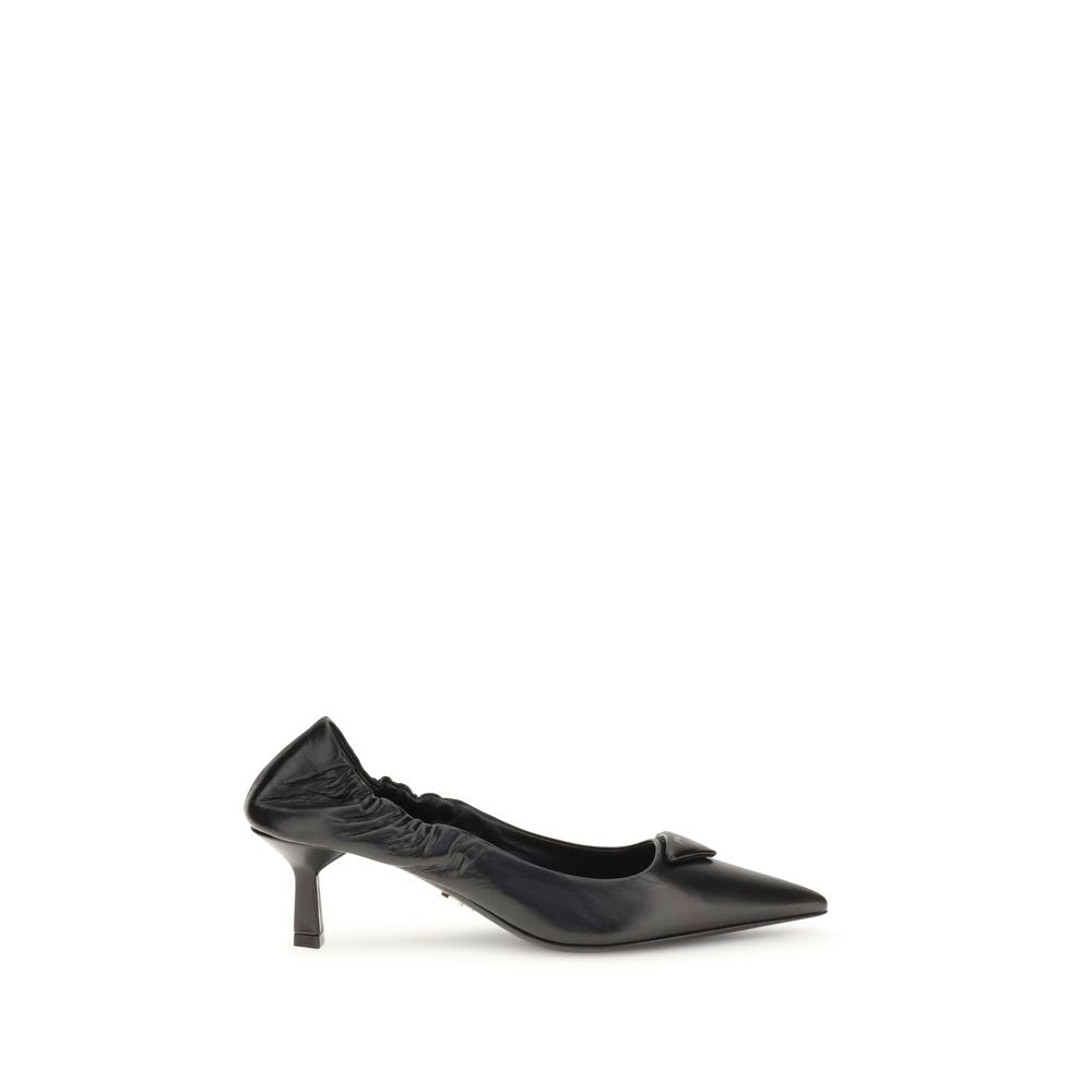 Leather logo Pumps - ventzia