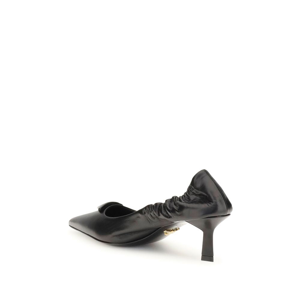 Leather logo Pumps - ventzia