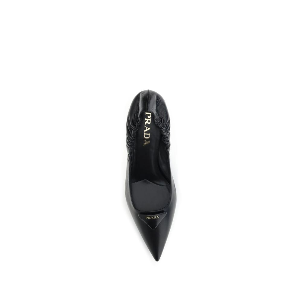 Leather logo Pumps - ventzia