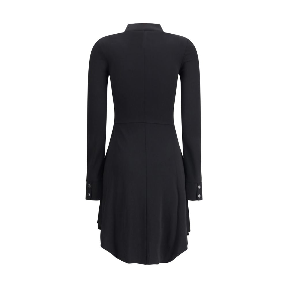Zippered jersey biker Dress - ventzia