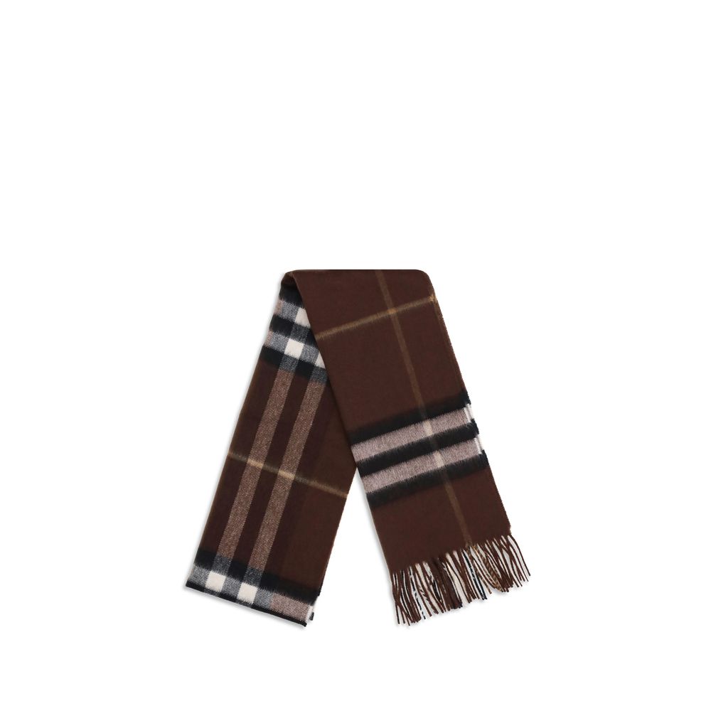 Brown Cashmere Scarf - ventzia