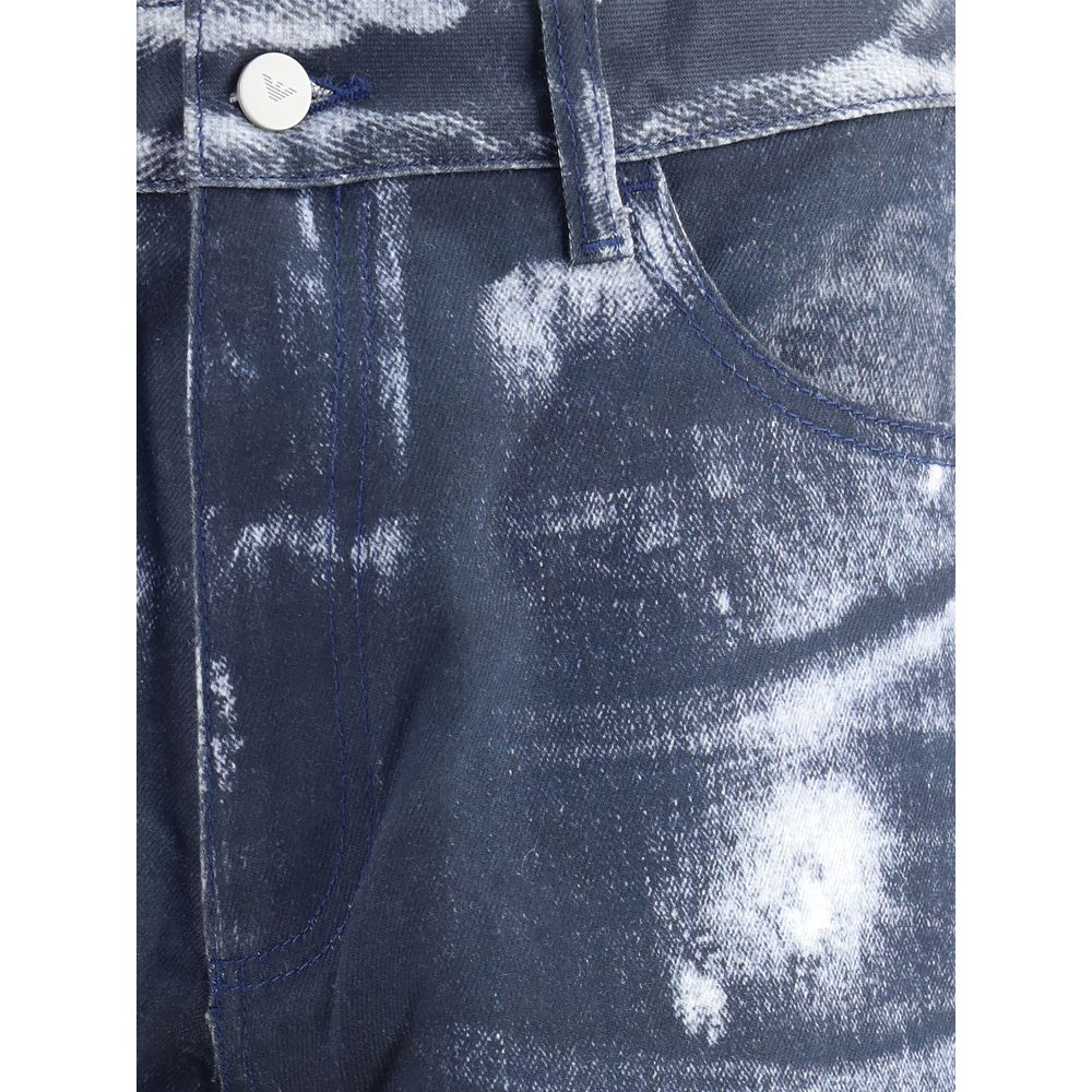 Multicolor Cotton Casual Pants - ventzia