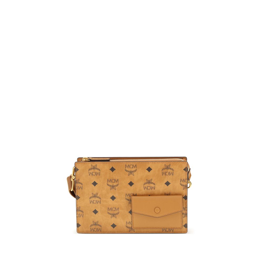 Brown Canvas Shoulder Bag - ventzia