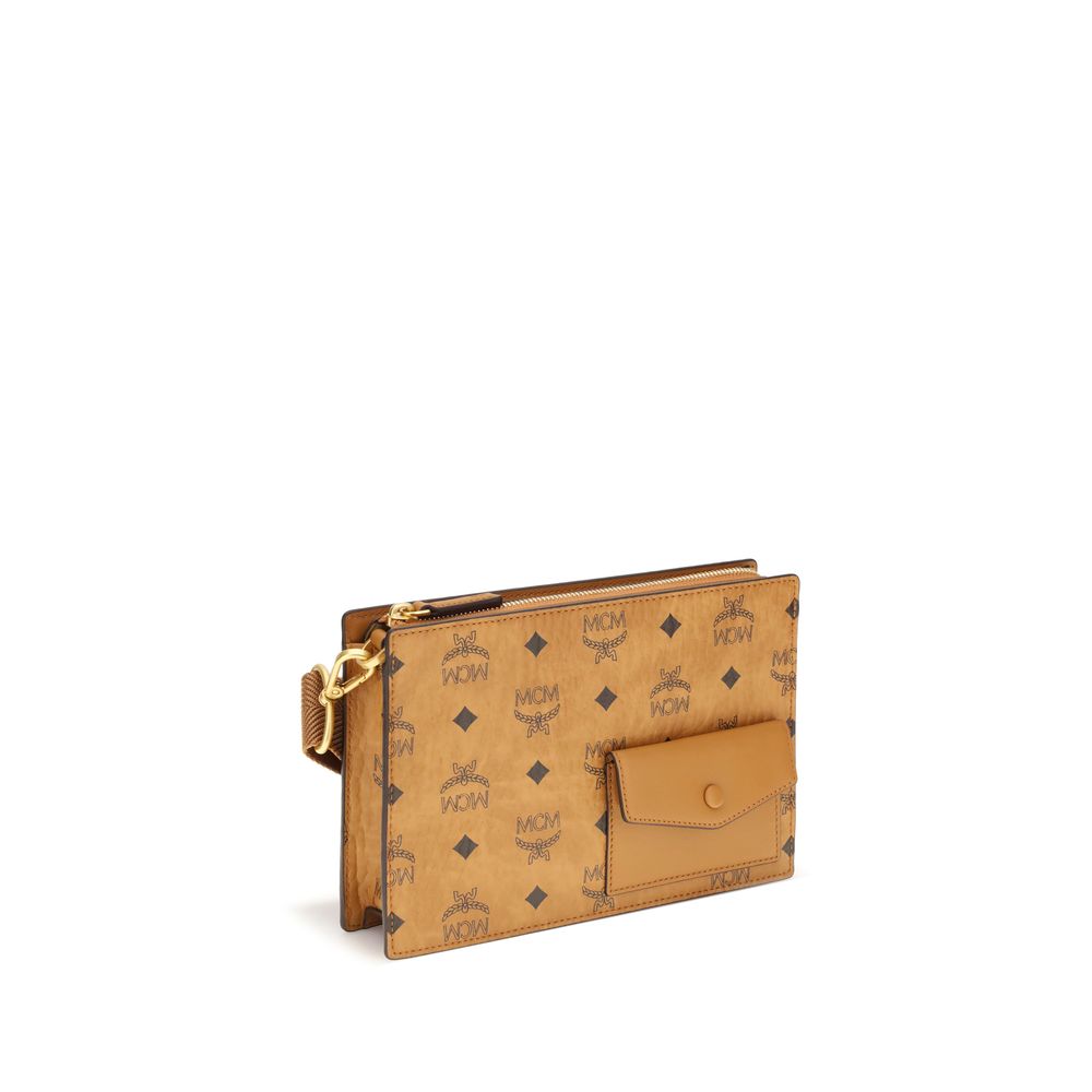 Brown Canvas Shoulder Bag - ventzia