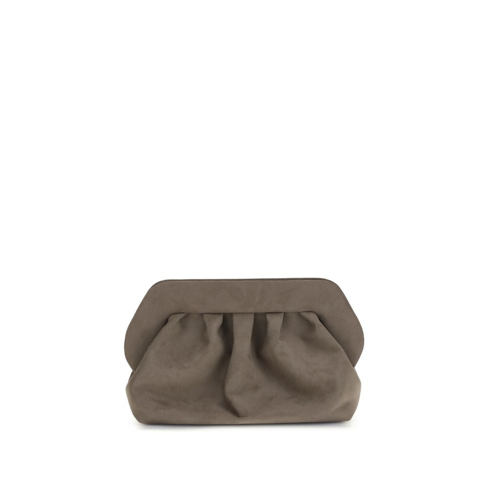 Brown Other Fibres Clutch Bag - ventzia