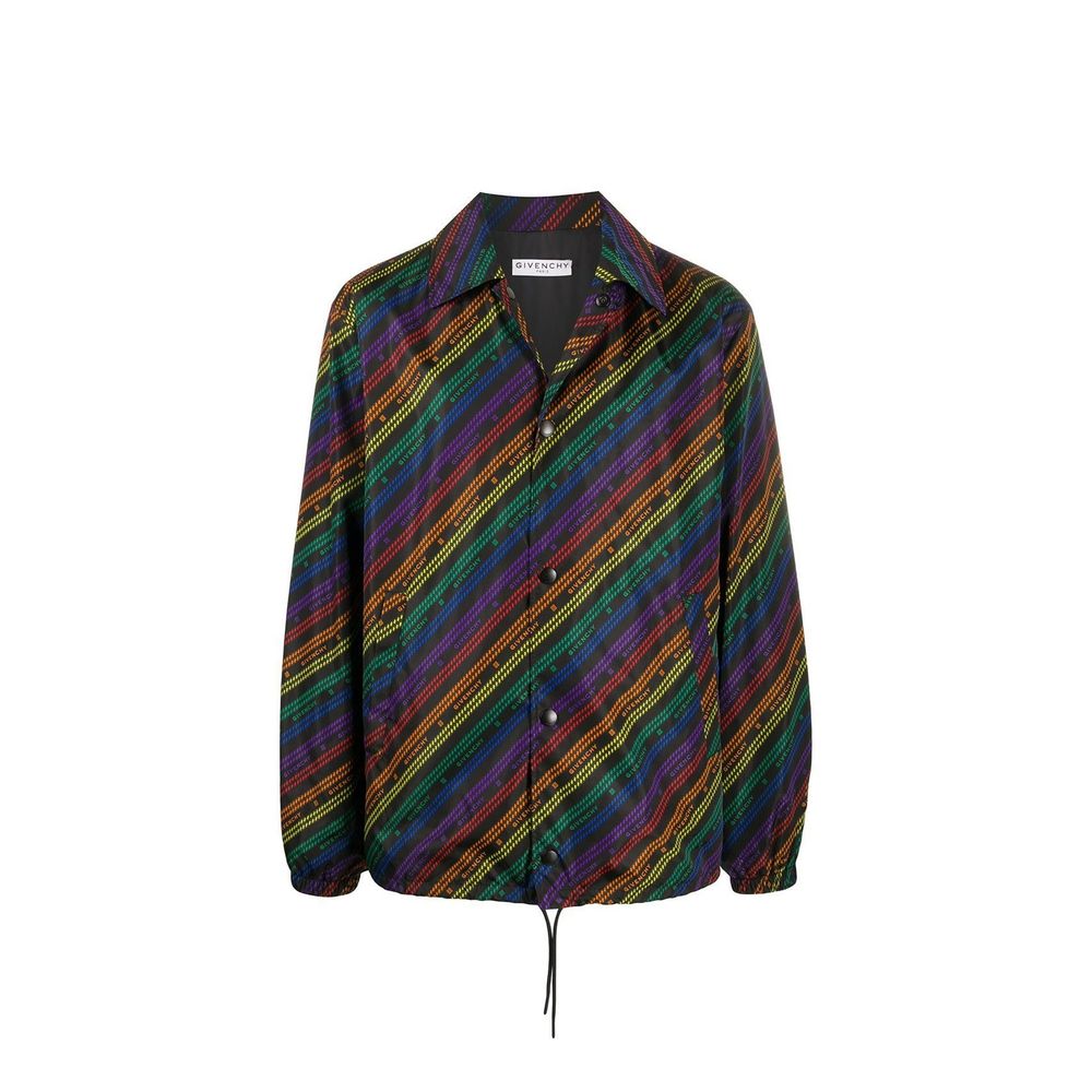 Rainbow Chain Nylon Jacket - ventzia