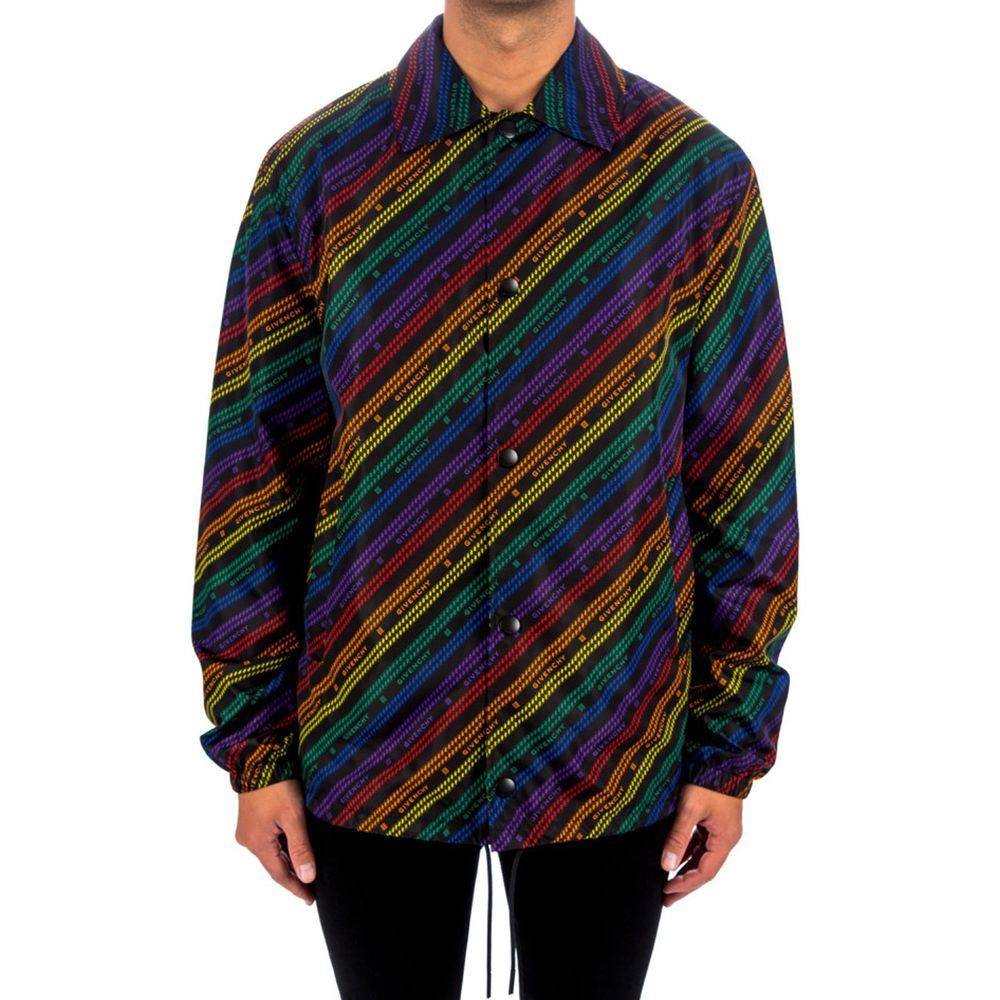Rainbow Chain Nylon Jacket - ventzia
