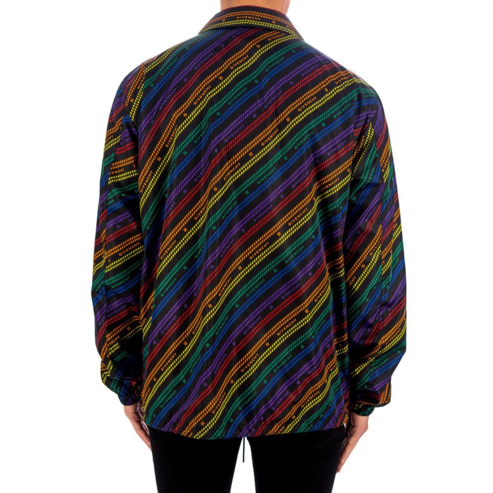 Rainbow Chain Nylon Jacket - ventzia