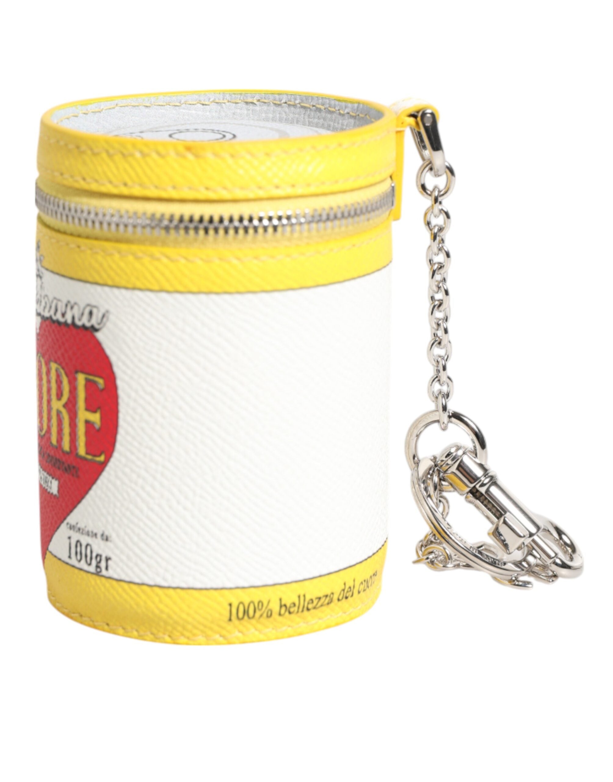 Amore Leather Multicolor Bag Charm Coin Case Keychain Keyring - ventzia