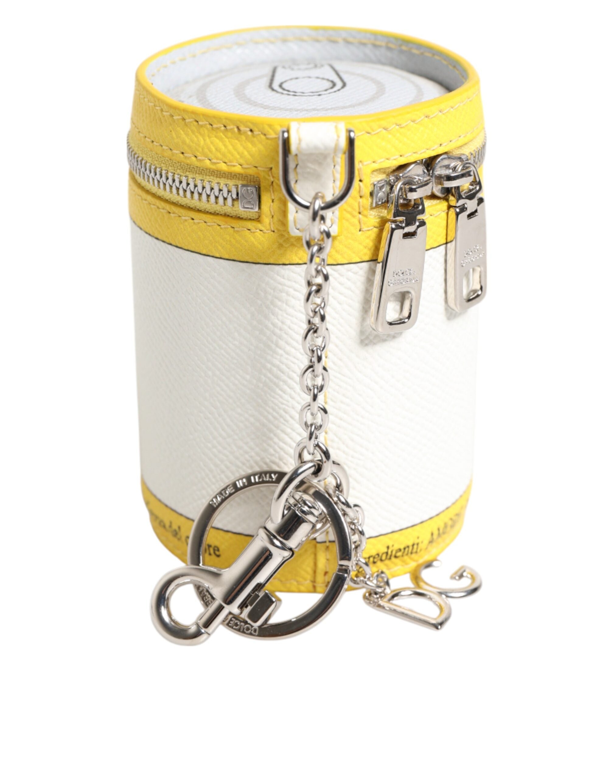 Amore Leather Multicolor Bag Charm Coin Case Keychain Keyring - ventzia