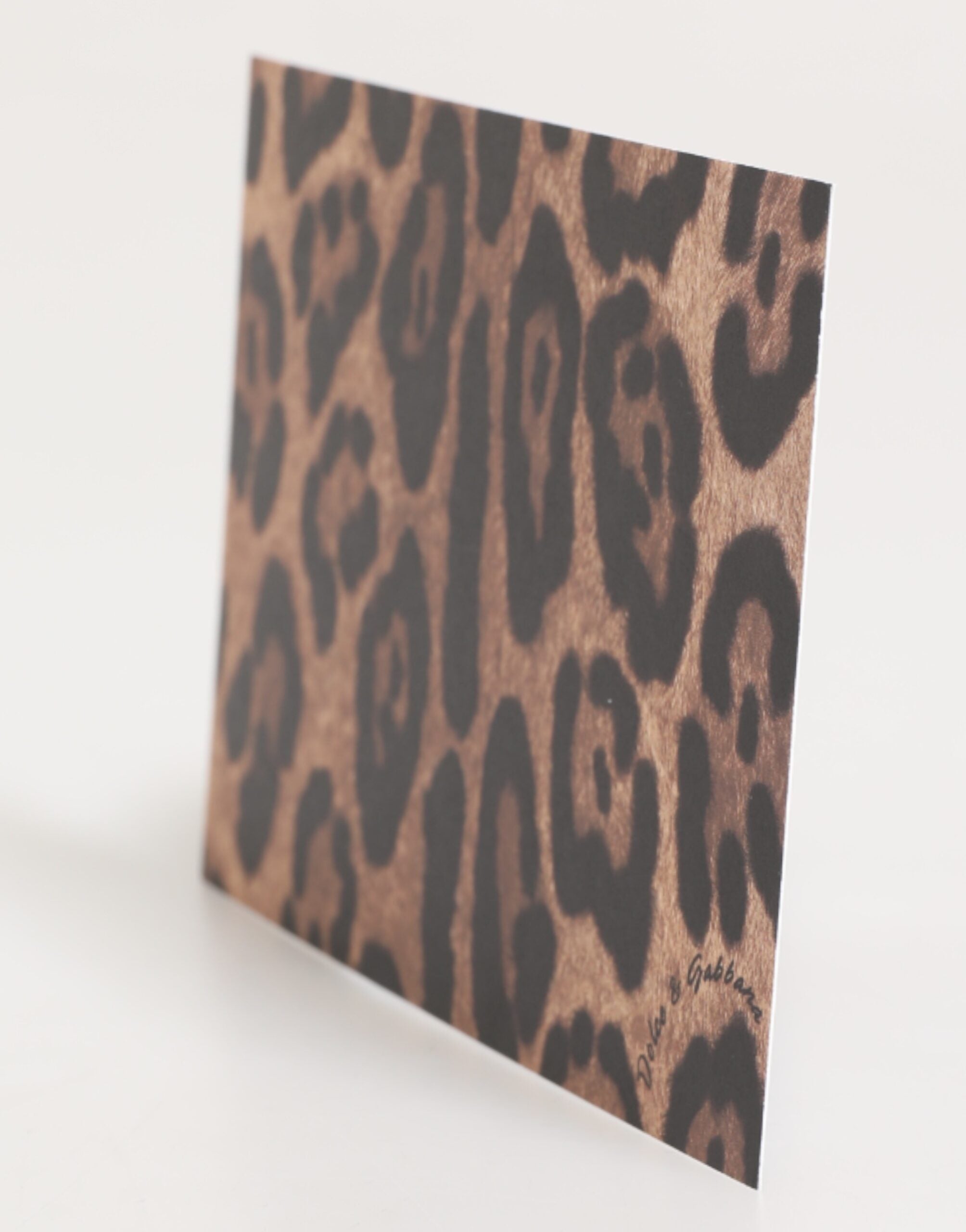 Multicolor Leopard Print Envelope Paper Post Card Holder - ventzia